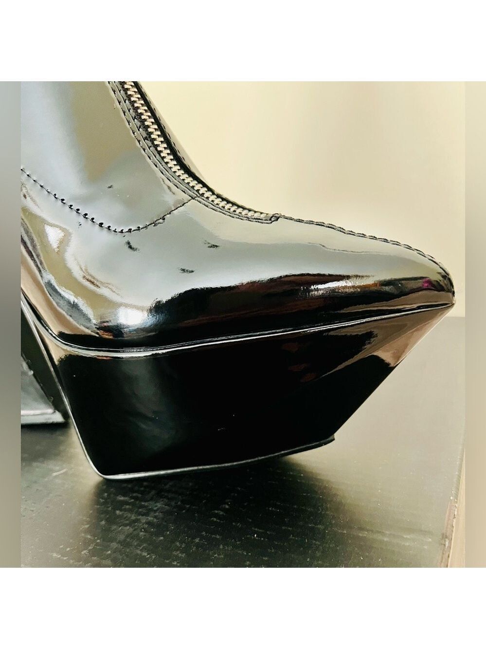 ❤️‍🔥HP!💋Future Trippin’ Ankle Boots Dolls Kill Poster Girl Angular Flare Heel - Picture 16 of 16